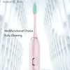 Brosse à dents Brosse à dents électrique à lévitation magnétique automatique Sonic Smart Brosse à dents domestique étanche IPX7 Rechargeable Cheveux doux Q240202