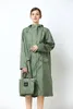 Capas de chuva soltas finas blusão cor sólida impressão capa de chuva ao ar livre viagem adulto masculino e feminino casais