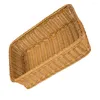 Dinnerware Sets Storage Basket Plastic Plant Pot Wicker Simulated Rattan Woven Baskets Bread