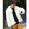 Autumn and Winter Designer Mens Fur Coat Imitating Medium Length with Slim Fit Warmth Oversized Casual NPF2