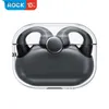 Mobiltelefonörlurar Rock Ambie Sound Earcuffs TWS Earphone Bluetooth 5.2 Dual Stereo Touch Control Long Standby HiFi Ear Hook Headset Sport Earbuds YQ240202