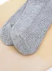 Women Socks Cotton Thigh High Over The Knee Stockings For Ladies Stripe Sexy Girls Warm Long Hosiery Black Gray White Red