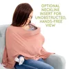 غلاف الأم الرضاعة الطبيعية في التنفس يرضع الطفل شال في الهواء الطلق يغطي أغطية ساحة الأمومة 240131