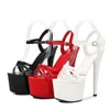 Sandali Scarpe da donna Sexy PU Stiltto Tacco con plateau Tacchi alti Party Taglia USA 4-12 N. 181-3