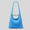 Shoulder Bags Siny Large Capacity Soft Knied Bag Luxury Designer andbags For Women Purse 2023 New Fasion Simple Soulder UnderarmH2422