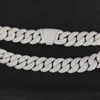 Dobra jakość 22 mm Bubble Pave Ustawienie 6 rzędów Cz Cuban Link Mash