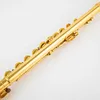 USA Powell PS705 Flute Professional Cupronickel Otwarcie C Key 17 Hole Flute 18K Gold Slated Musical Instruments z skrzynką