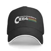 Ball Caps Punk Unisex Commodore 64 Baseball Cap Erwachsene C64 Amiga Computer Einstellbare Papa Hut Für Männer Frauen Sonnenschutz