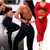 Lu Align Lu Pant Yoga Sport 12 Piezas Almohadilla Larga Manga Corta Alinear Crop Tops Conjunto de Mujer Deporte Gimnasio Scrunch V Espalda Fitness Leggings Pantalones de Entrenamiento Trajes Activos Limones LL Ejercicio L