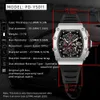 Pagani Design Men Watch Luxury Quartz Watch For Men Skeleton Dial Chronograph 100M Waterproof Rectangle Sapphire glass 240129