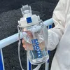 水筒1500mlポータブルスポーツボトル大容量プラスチック製飲料フィットネスジムサイクリング水防止