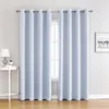 Curtain 2 Panels Blackout Curtains For Living Room Thermal Insulation Bedroom All Size Clolor