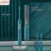 Tandborste Intelligent induktion Trådlös laddning Spets Electric Tooth Brush Sound Wave Helt automatisk Mjukt hår JT232303 Q240202