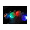 Finger Toys 2014 Vente Stberry Glow Light Ring Torch LED Finger Lights Flash Beams Halloween Party Toys Mariage 100Pcs / Lot Drop Deli Dhcyt