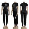 Dames trainingspakken Dames Yoga pak Broeken Hardlopen Casual Slim Sets Outfits Crops Shirts en sportbroeken Casual survetement femme kleding S-2XL