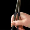 Servis uppsättningar 10 st plastpinnar Hållare Träning Cover Chopsticks Clip Tools for Case Connector Clips Helpers