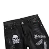 Mens PP Jeans Designer Jeans Fashion Distressed Ripped Bikers Womens Denim cargo embroidery Men punk Pants PP3176