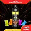 Happ Bar Vape 12000 Puff 12K Disponible 650mAh Vapes Pen E Cigarettoljekopp Separat Mesh -spole 2% 5% Refillerbar förångare Flash LED Light EU Warehouse Frakt