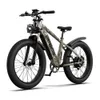 US STOCK AOSTIRMOTOR HERO Bicicleta Elétrica 52V 1000W Mountain Ebike 52V 20Ah Bateria 26 Polegadas 4.0 Pneu Gordo Beach Cruiser City Bike Freio Hidráulico Duplo Ombro Big Fork