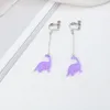 Charm Vintage Earrings Long Dinosaur Acrylic Animal Ear Clips Summer Personality Funny Drop Delivery Otnux