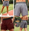 LL-DK-2024 MENS shorts Yoga outfit män korta byxor som kör sport basket andningsbar tränare byxor vuxna sportkläder gym träning fitness slitage