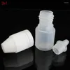 Bottiglie di stoccaggio 10 pezzi Flacone contagocce in plastica 2 ml LDPE Liquido morbido comprimibile Mini Colla vuota Gocce per gli occhi Acqua