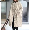 Women's Trench Coats Winter Coat Women Casual Long Cotton Jackets Light Thin Padded Jacket Thickened And Clothes Chaqueta Mujer