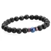 Bracelets de charme Accessoires Hommes Bracelet en pierre volcanique Naturel Moonstone Perle Bijoux Européenne Obsidienne Drop Livraison Otqaj