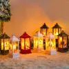 Luzes da noite lanterna de natal luz feliz decorações 2024 santa boneco de neve lâmpada enfeites de árvore de natal ano navidad