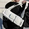 Superbusy Grote Sling Bag Beltpack Zwart Arena Leer Verouderd Zilver Hardware Fanny Pack Designer Dames Heren Super Busy Dubbele Ritssluiting Schoudertassen