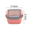 Lunchy Lunch Box 2 -laags Salatiekom Compartments Microwae Bento Lunchbox Outdoor Camping Picknickcontainer Draagbaar 1100 ml 1500 ml