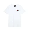 Maglietta designer loewee top di alta qualità da uomo t-shirt annuale anno nuovo maglietta limitata in stile rosso piccolo cuore unisex stile unisex