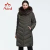 Women's Trench Coats Astrid 2024 Winter Arrival Down Jacket Women With A Fur Collar Loose Clothing Outerwear Quality Coat FR-2160