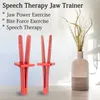 2Pcs Speech Therapy Jaw Trainer Strength and Stability Boost Exercise Dysarthria Aphasia Treatment Autism Recovery Talk Tool 240118