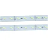 LED -stånglampor Superljust hårt styvt ljus DC12V 100 cm 72 SMD 7020 ALUMINIUM Legering Strip för skåp/smycken Display Drop Delivery DH8ZT