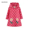 Mädchen Kleider SAILEROAD Dinosaurier Mädchen Hoodies Kleid Kinder Tops Kleidung Frühling Kinder Langarm Vestidos Hoody