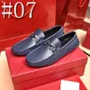 40Model 2023 Genuine Leather Men Casual Shoes Luxury Brand Italian Men Loafers Moccasins Breathable Slip on Black Driving Shoes Plus Size 38-46