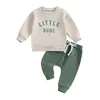 Clothing Sets CitgeeAutumn Toddler Baby Boy Outfits Letter Print Long Sleeve Sweatshirt And Pants Set Fall Suits Clothes