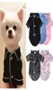 XSXL Pet Dog Pyjamas Winter Dog Jumpsuit Klädkatt Valp Skjorta mode Petrockkläder för små hundar French Bulldog Yorkie Y7973362