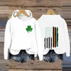 Herren Hoodies American Flag Sweatshirt Irish Shirt Damen Tops Top für 3x Kleid Bluse