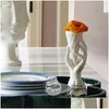 Vasen Jonathan Adler aus den Vereinigten Staaten besitzt Eiscreme, niedliche Keramik, Mini-Kerzenständer, Tischdekorationen, Aufbewahrung und Zuhause, Drop De Dhb7T