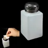 1Pc Portable 200ML Empty Plastic Nail Polish Remover Alcohol Liquid Press Pumping Dispenser Bottle Nail Art UV Gel Cleaner Tool247Q