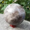 Dekorativa figurer 1.1 kg Crystal Ball Natural Smoking Quartz Sphere Smoke Citrine Gemstone Reiki Healing