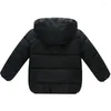 Down Coat Thick Wool Jacket For Boys Baby Warm Lined Detachable Hat Girls Winter Vest Babies 2 4 6 Years Old Kids