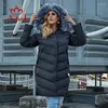 Trenchs de femmes Astrid 2024 Arrivée d'hiver Doudoune Femme avec un col de fourrure Vêtements en vrac Vêtements d'extérieur Manteau de qualité FR-2160