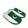Hausschuhe Pakistanische Flagge Home Cotton Custom Herren Womens Sandalen Pakistan Plüsch Schlafzimmer Casual Keep Wa neuester Sommer mit Box SZ 36-45