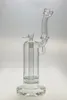 Vintage-Ratschen-Bubbler-Glasbong-Wasserpfeife mit Perkolatoren, 18,8-mm-Gelenkkopf, Original-Glasfabrik hergestellt, mit Kundenlogo von DHL UPS CNE