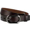 Ceinture Femme Homme Femme Haute Qualité Cuir Véritable Noir S s