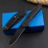 Карманный складной нож Butterfly 940 высшего качества S30V, черный / атласный клинок, авиационная алюминиевая ручка с ЧПУ, ножи EDC с оригинальной розничной коробкой