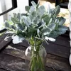 装飾的な花結婚式の花フィラーのためのほこりっぽい人工緑の茂みの植物diy花束と花のアレンジメント